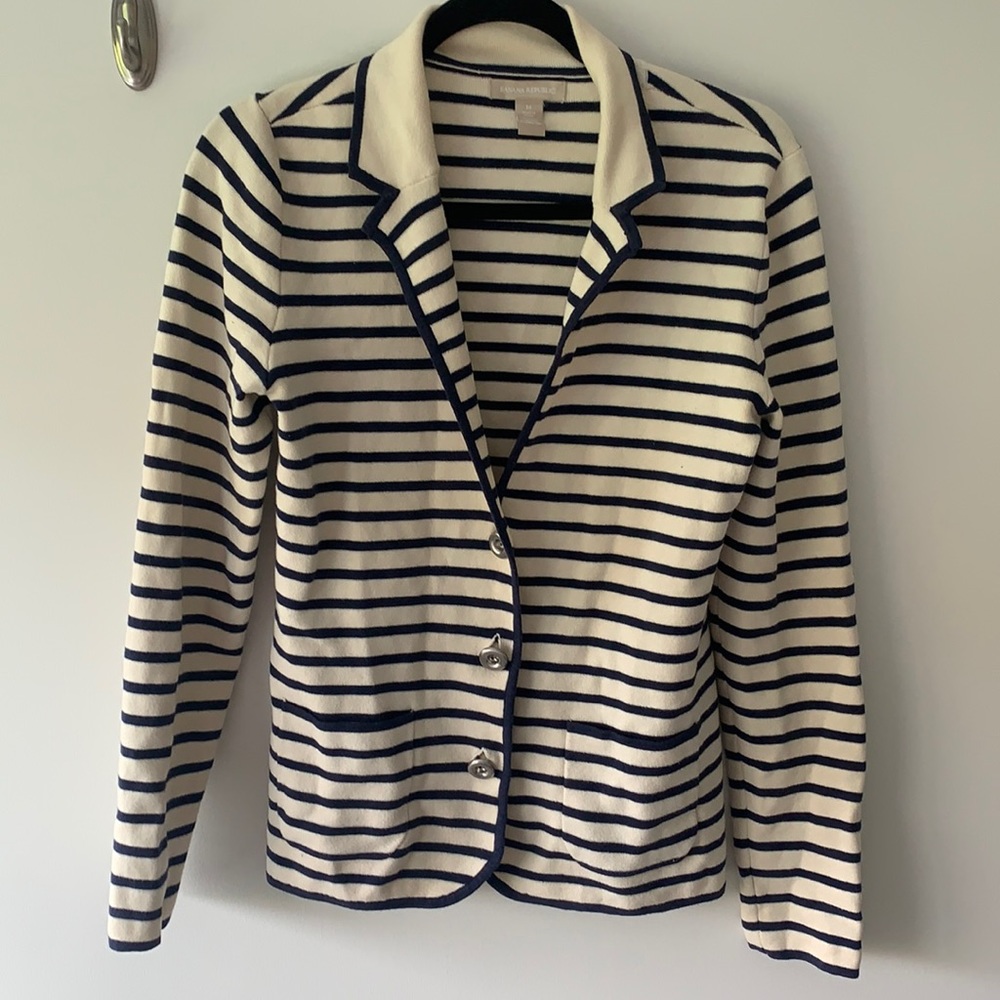 Knit blazer